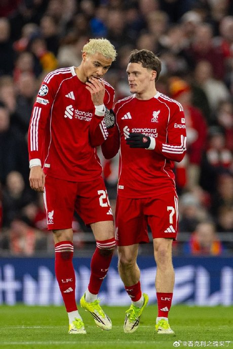 利物浦4.5亿英镑豪掷三将冲击英超争冠